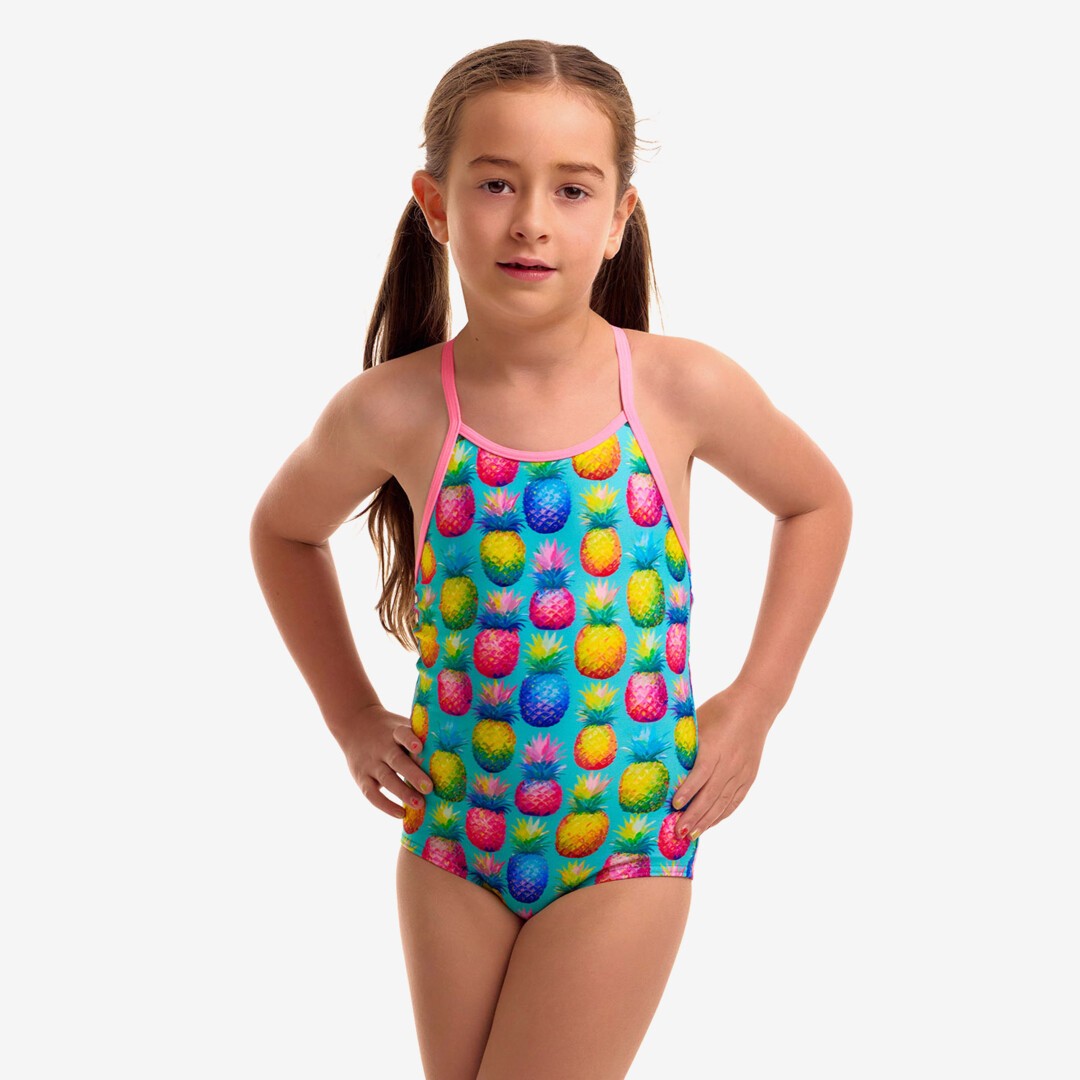 Toddler Girl's Printed One Piece Punchy Bunch 7