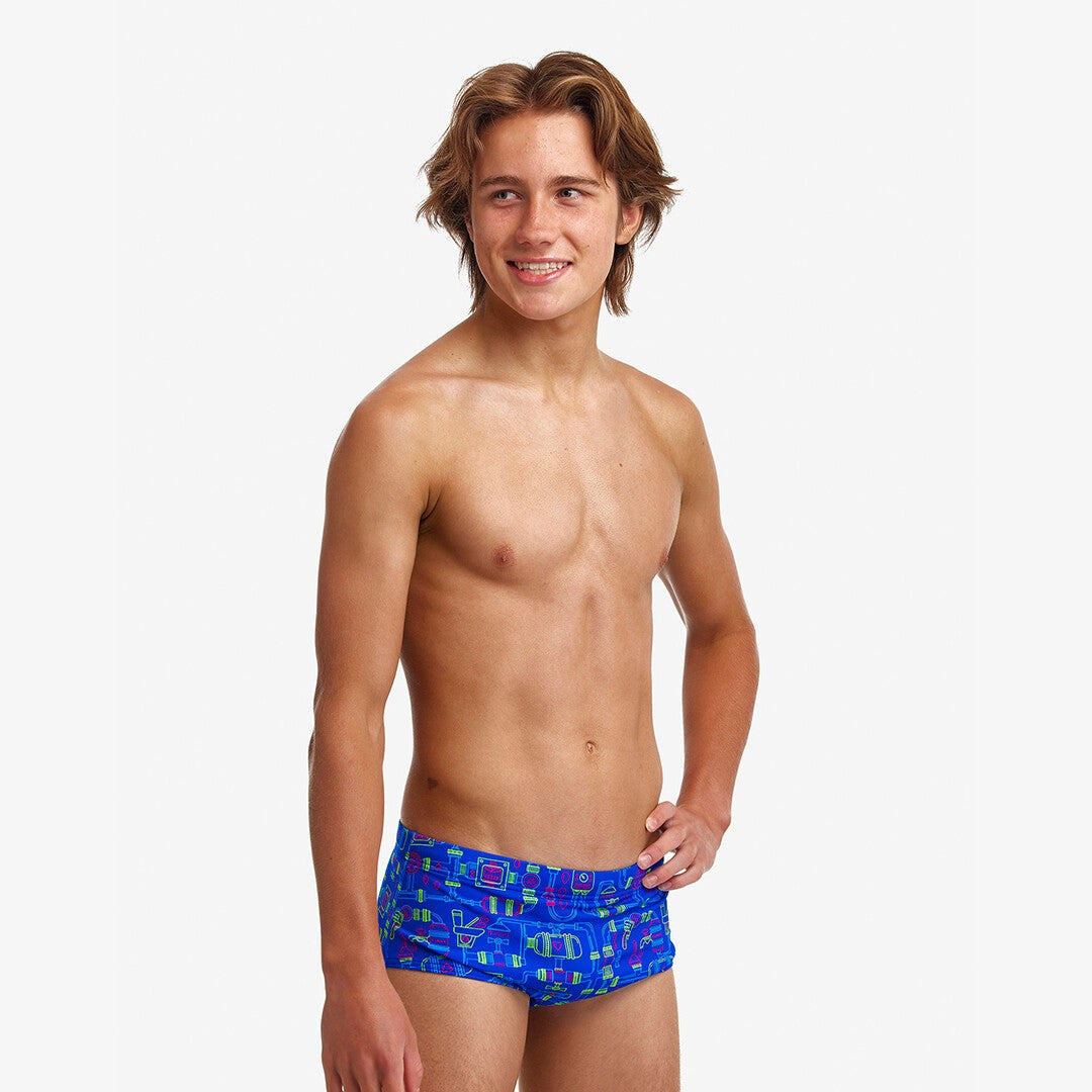 Boy's Sidewinder Trunks Backed Up 24