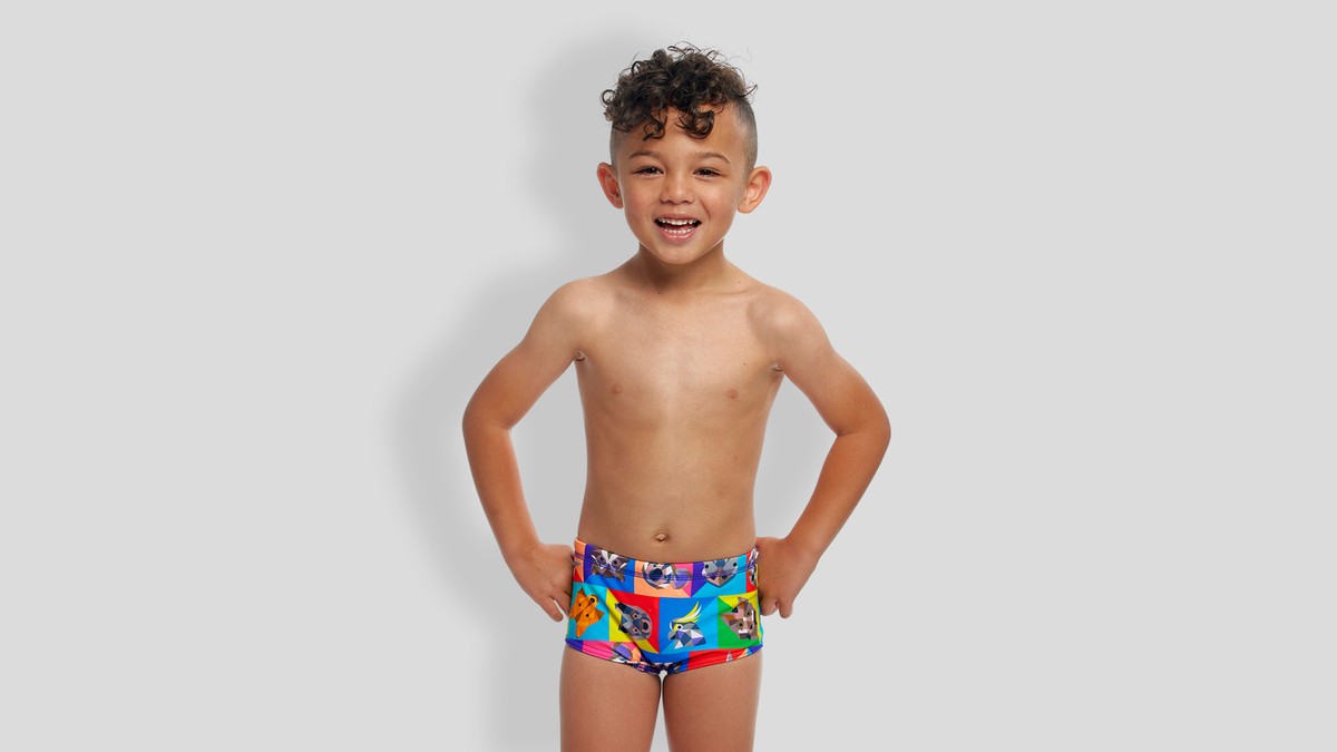 TODDLER BOY’S PRINTED TRUNKS