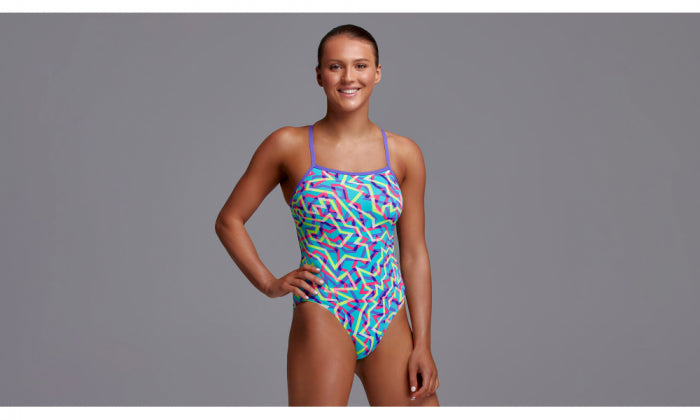 LADIES DIAMOND BACK ONE PIECE