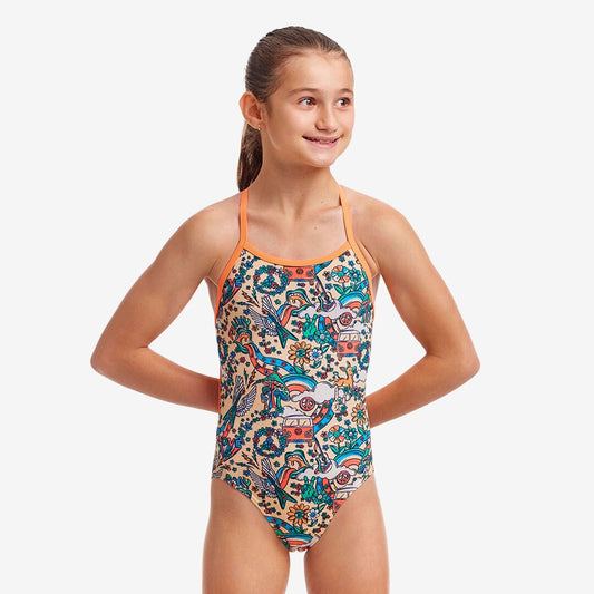 GIRL’S TWISTED ONE PIECE