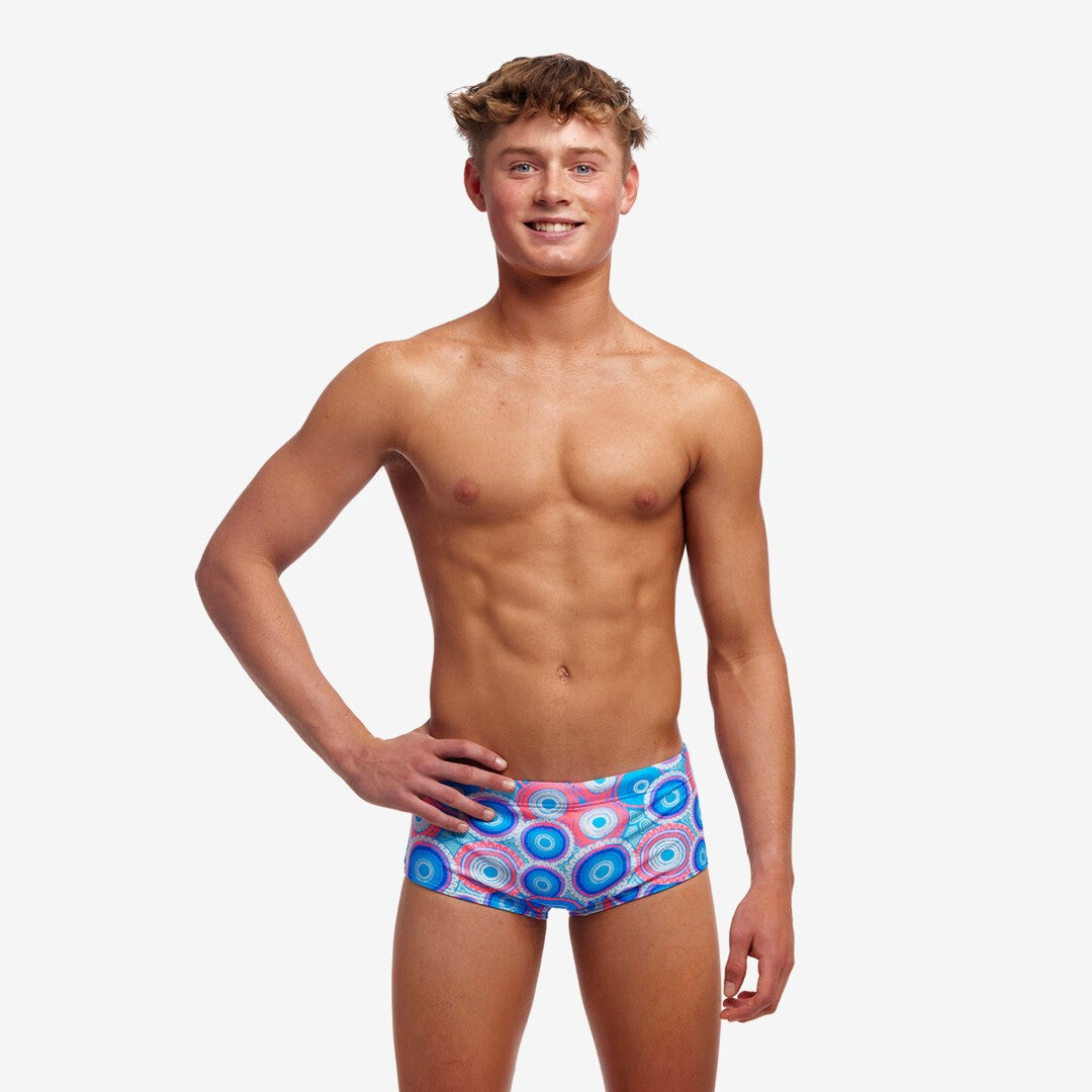 Boy's Sidewinder Trunks Bundjalung Blue 26