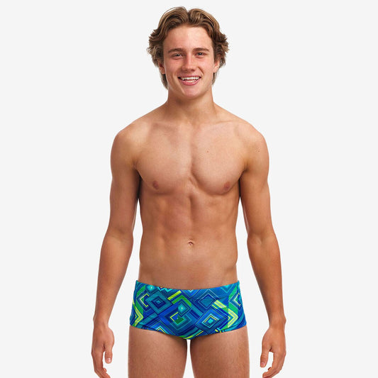 Boy's Sidewinder Trunks Help Me Rhombus 28