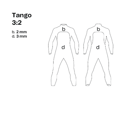 Tango 3:2 Surf Wetsuit Men